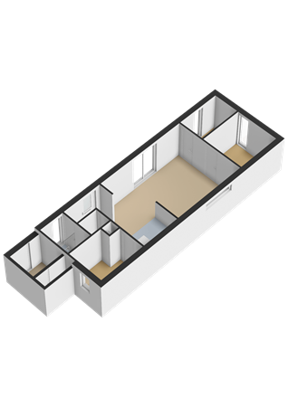 Floorplan - Zeedijk 24-629, 4504 PN Nieuwvliet